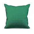 Poszewka szyta zielona z gładkiej zaciemniającej tkaniny typu dimout