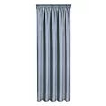 Zasłona niebieska z tkaniny welurowej 560x240 cm tunel Dora