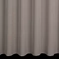 Firana szyta na taśmie 5 cm beżowa z gładkiej matowej etaminy o naturalnym splocie