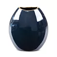Wazon ceramiczny AMORA 1 o lśniącej powierzchni ze złotym detalem