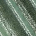 Zasłona ciemnozielono, złocista z lśniącą przecierką z welwetu 140x250 cm przelotka - MABEL