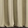 Zasłona szyta na taśmie 5 cm beżowa z miękkiej tkaniny o welurowej strukturze