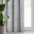 Zasłona srebrna  z moherowej tkaniny 140x250 cm przelotka - AGIS