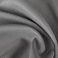 Zasłona szyta na taśmie 5 cm popielata z eleganckiej lśniącej tkaniny o drobnym splocie