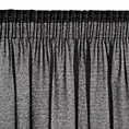 Zasłona czarna  z moherowej tkaniny 140x270 cm taśma - AGIS