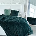 Narzuta LETTIE z miękkiego i przyjemnego w dotyku ekologicznego futerka z długim włosem
