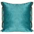 Poszewka na poduszkę 45x45 cm welwetowa z efektownym zdobieniem w cętki