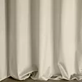 Zasłona welwetowa beżowa 140x250 cm przelotka - ROSA - Design 91