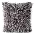 Poszewka na poduszkę 40x40 cm kolor grafitowy z puszystej tkaniny KORAL