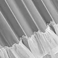 Firana biała z tkaniny aden z pięcioma falbanami 140x250 cm taśma CHARLOTTE 3