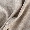 Zasłona beżowa z matowej tkaniny z efektem melanżu 140x250 cm przelotka - ADELINA