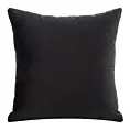 Poszewka na poduszkę 40x40 cm welwetowa czarna z połyskiem miękka i puszysta MELANIE