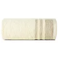 Ręcznik do rąk 30x50 cm bawełniany kolor kremowy z ozdobną bordiurą 500 g/m2 MERY