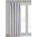 Zasłona stalowa 100% zaciemniająca z tkaniny typu - BLACKOUT 135x270 cm taśma - SUZAN
