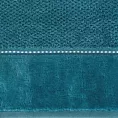 Ręcznik kąpielowy 70x140 cm bawełniany kolor turkusowy o ryżowej strukturze ze stebnowaniem i welwetową bordiurą 500 g/m2 SALADO