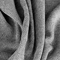 Roleta rzymska szara miękka, szenilowa tkanina o wyraźnym splocie i delikatnym połysku