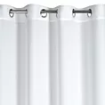 Firana biała z gładkiej matowej żorżety 140x250 cm przelotka ESTEL
