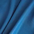 Zasłona szyta na taśmie 5 cm LUXOR ciemnoniebieska z eleganckiej lśniącej tkaniny o drobnym splocie