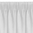 Firana biała o strukturze drobnego deszczyku wzór pionowy 400x250 cm taśma REBECCA