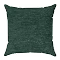 Poszewka szyta zielona z szenilowej tkaniny z dodatkiem połyskującej nici
