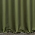 Zasłona szyta na taśmie 5 cm zielona z miękkiej tkaniny w drobny wzór jodełkowy