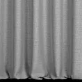 Zasłona szyta na taśmie 5 cm srebrna z tkaniny szenilowej o wyraźnym splocie
