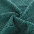 Ręcznik kąpielowy 70x140 cm bawełniany kolor ciemnozielony zdobiony welwetową bordiurą  500 g/m2 FERO