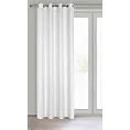 Zasłona biała z tkaniny szenilowej 135x250 przelotka - ALETA