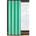 Zasłona miętowa gładka, matowa 140x250 cm przelotka - ADORE - Design 91