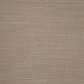 Roleta rzymska jasnobrązowa z miękkiej tkaniny o naturalnym splocie w stylu ekologicznym