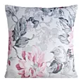 DESIGN 91 Poszewka LEA z miękkiego welwetu z motywem kwiatowym