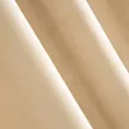 Zasłona welwetowa kremowa gładka 140x250 cm przelotka - PIERRE