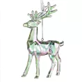 Ozdoba choinkowa  RENIFER z transparentnego akrylu