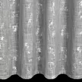 Zasłona srebrna w stylu eko 140x250 cm przelotka - SOLANA