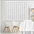 Firana biała z gładkiego woalu 230x170 cm (wymiar podany na gotowo) system flex - LUCY