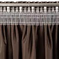 Zasłona ESTEL z welwetu zdobiona przecieranym wzorem