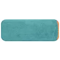 Ręcznik plażowy 80x160 cm z mikrofibry kolor turkusowy szybkoschnący 380 g/m2 IGA