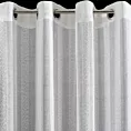 Zasłona gotowa KIM z luźno tkanego materiału w pionowe pasy