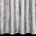 Zasłona szaro, złocista z welwetu z efektem przecierki 140x250 cm przelotka - GRACE