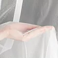 Firana biała z lekkiej i błyszczącej tkaniny 350x150 cm przelotka ESEL ELLA LINE