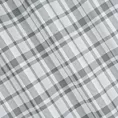 Tkanina zasłonowa z nadrukiem kraty, miękka w dotyku