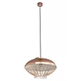 Lampa wisząca do pokoju miedziana LUCY w nowoczesnym stylu z metalu