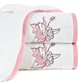 Ręcznik kąpielowy dziecięcy 50x90 cm bawełniany kolor biały z motywem wróżki 480g/m2 BABY 49