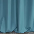 Zasłona niebieska oxford ze srebrną aplikacją 140x250 cm przelotka - DAFNE