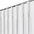 Zasłona biała z tkaniny welurowej 50x260 cm szerokość po zmarszczeniu flex 1:1,5 Dora