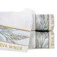 Ręcznik do rąk 30x50 cm bawełniany kolor biały z designerską bordiurą 500 g/m2 EVA 17 Eva Minge
