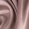 Zasłona pudrowy róż zaciemniająca o strukturze drobnej krateczki 140x250 przelotka - AMARO