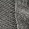 Obrus szyty stalowy tkanina zaciemniająca, strukturalna typu dimout