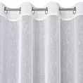 Firana o strukturze deszczyku z dodatkiem przezroczystej połyskującej nici
