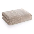 Ręcznik do rąk 30x50 cm bawełniany kolor beżowy z koronkową bordiurą 500 g/m2 EMI